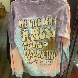 COPY - Simply Southern Long Sleeve Tee- L-My Life-Twinkle